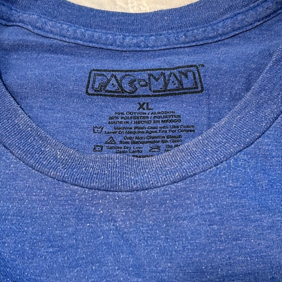 Vintage Blue XL Pac Man Tshirt. Used wear. - Picture 2 of 4